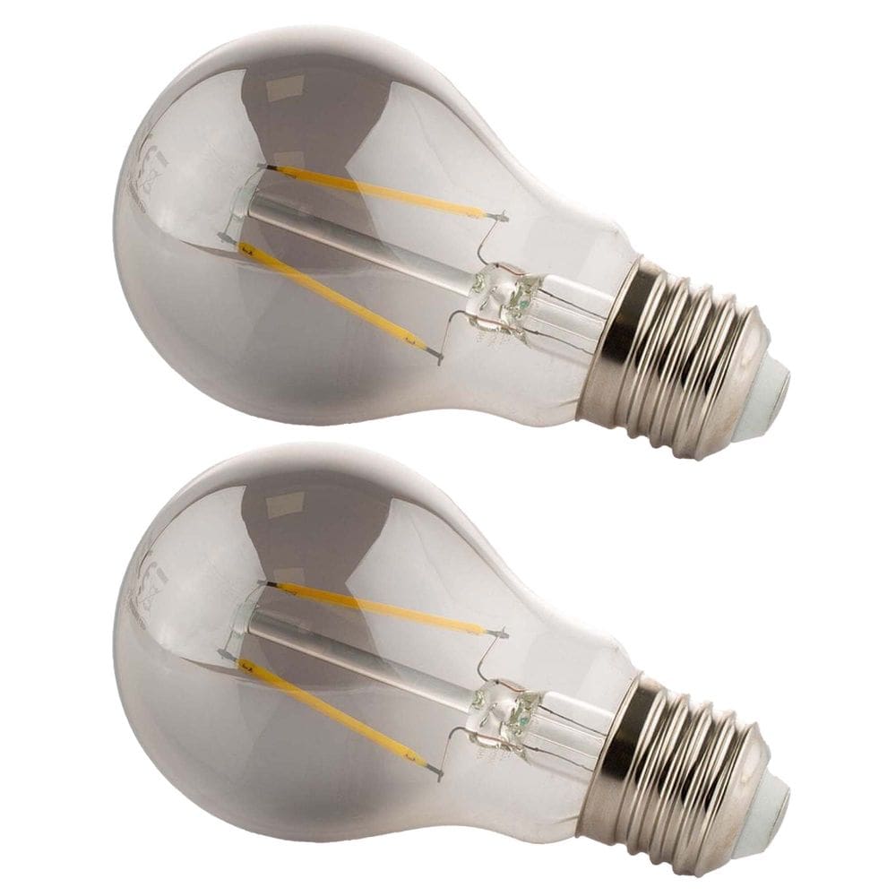 Lâmpada Led Fumê Kit 2 unid. 30W Iluminação Decorativa Vintage Branco Quente Retrô Luz Casa Decoração Multifilamento