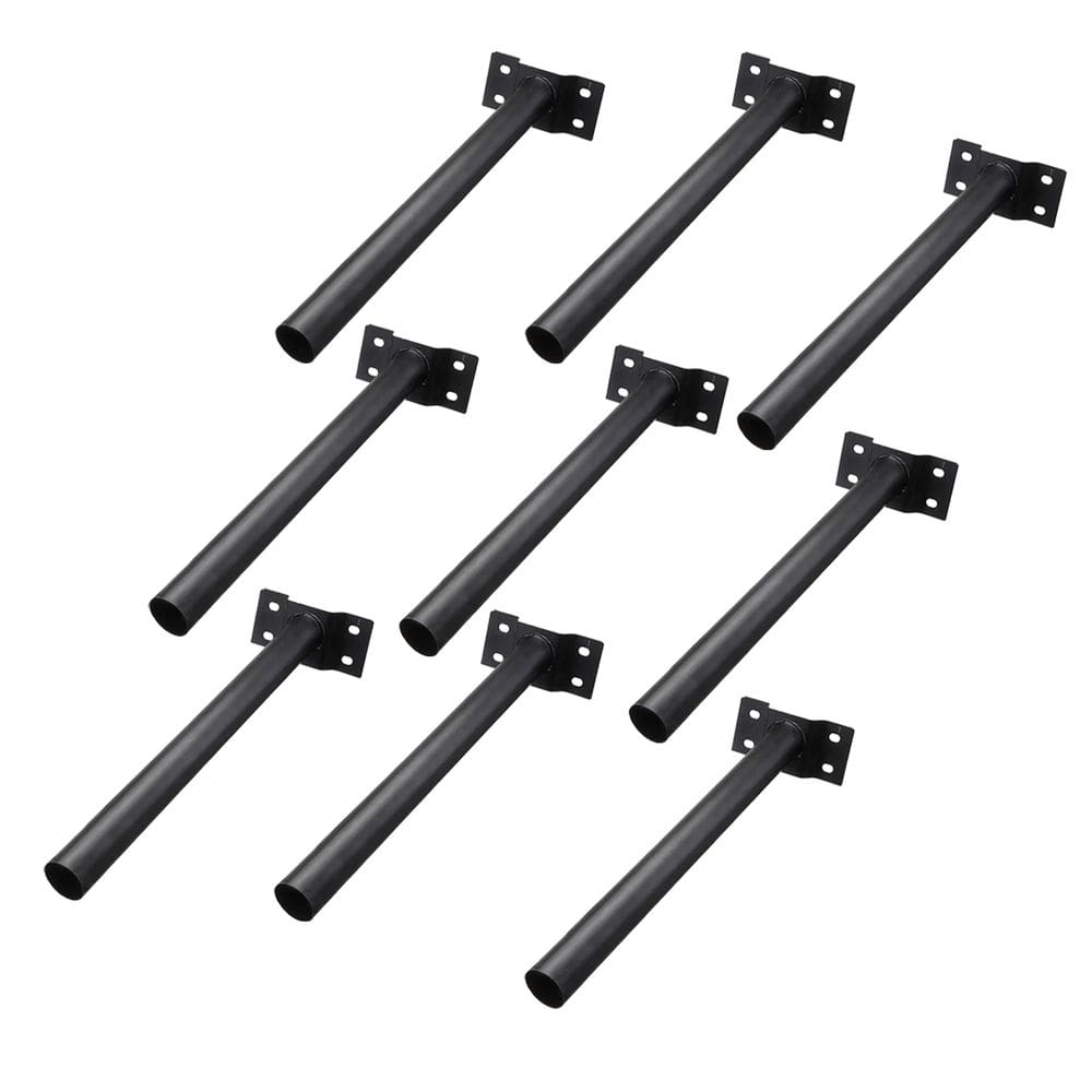 Suporte Luminaria Solar Kit 9 Unidades Barra Poste Aço Pintura Eletrostatica Rua Quintal Jardim Iluminaçao Resistente Segurança