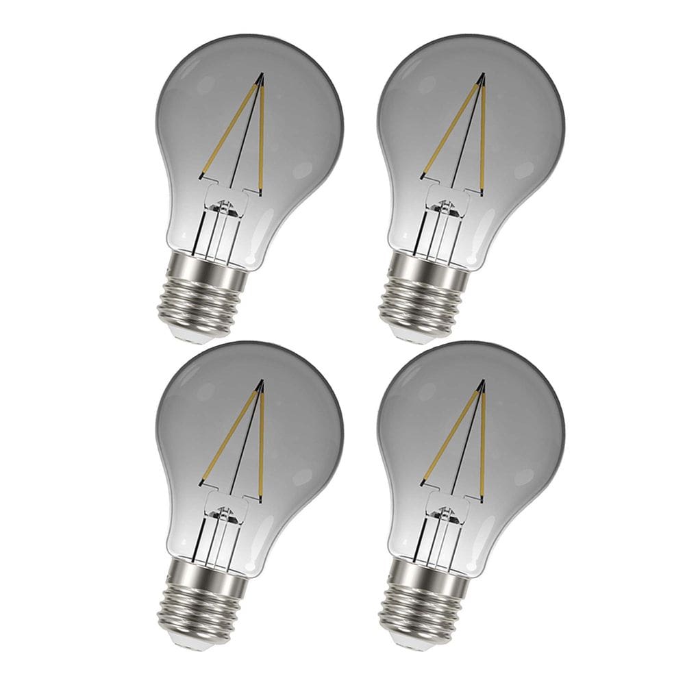 Lâmpada Led Fumê 30W Iluminação Kit 4 unid. Decorativa Vintage Branco Quente Retrô Multifilamento Luz Casa Decoração