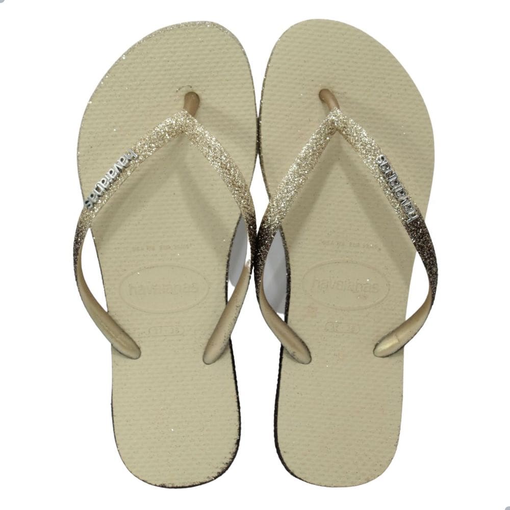 Chinelo Havaianas Slim Sparkle Me Areia