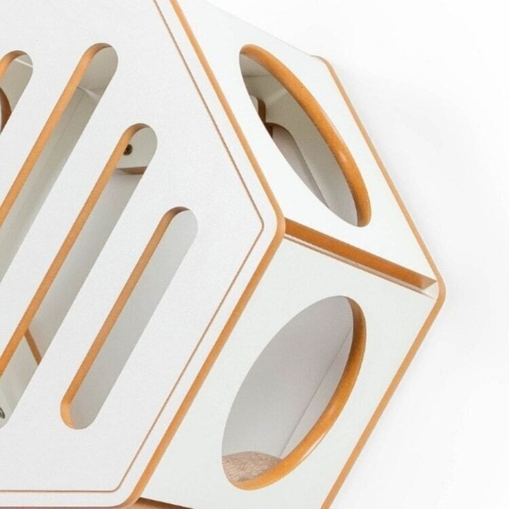 Playground Zorro - Escada Celine Subindo para Direita Branco