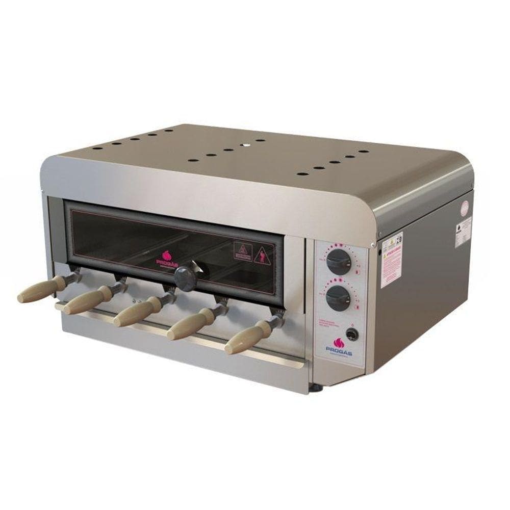 Churrasqueira Rotativa a Gás Inox PRR-050 N Progás