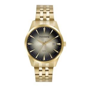 Relogio Mondaine Masculino Ref: 32763gpmvde3 Clássico Dourado