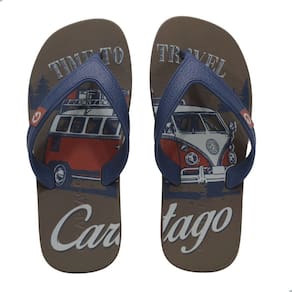 Chinelo Cartago Dakar Marrom/Azul