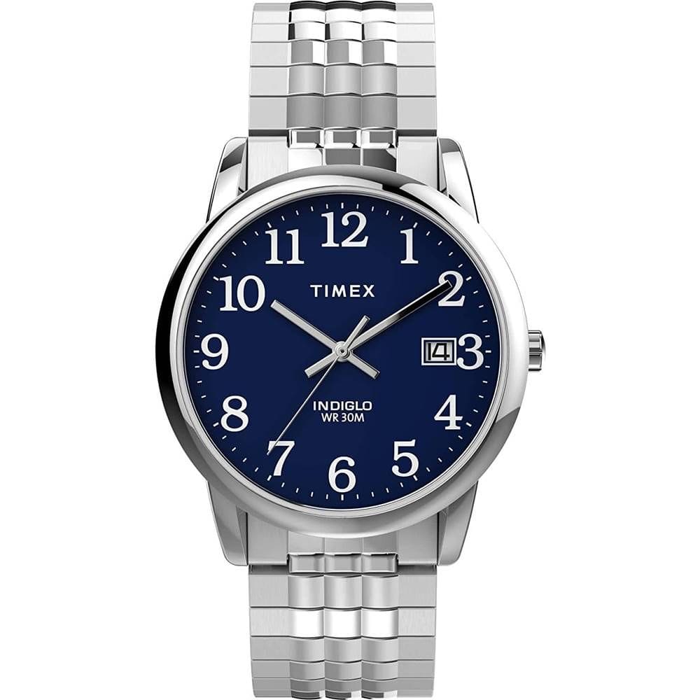Relógio Timex Masculino Ref: Tw2v05500 Mola Prateado Easy Reader