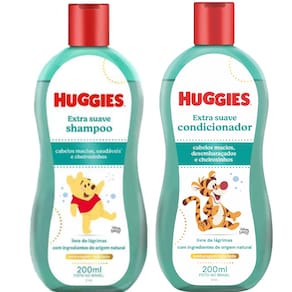 Shampoo e Condicionador Huggies Extra Suave