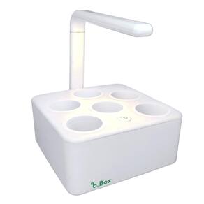 Vaso Horta Autoirrigavel Inteligente com LED Branco Brota