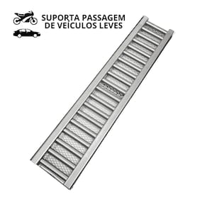 Grelha Pluvial Inox304 10x50 Reforçada modelo Tubinho e Tela