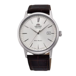 Relógio Orient Contemporary RA-AC0F07S10B em couro automático