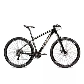 Bicicleta Aro 29 Ksw Xlt 21 Marchas Shimano E Freios A Disco - Preto-prata - 21"