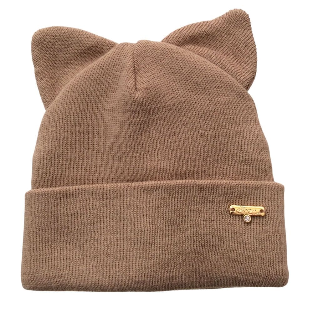 Touca Gorro infantil fem Everly com orelhinhas