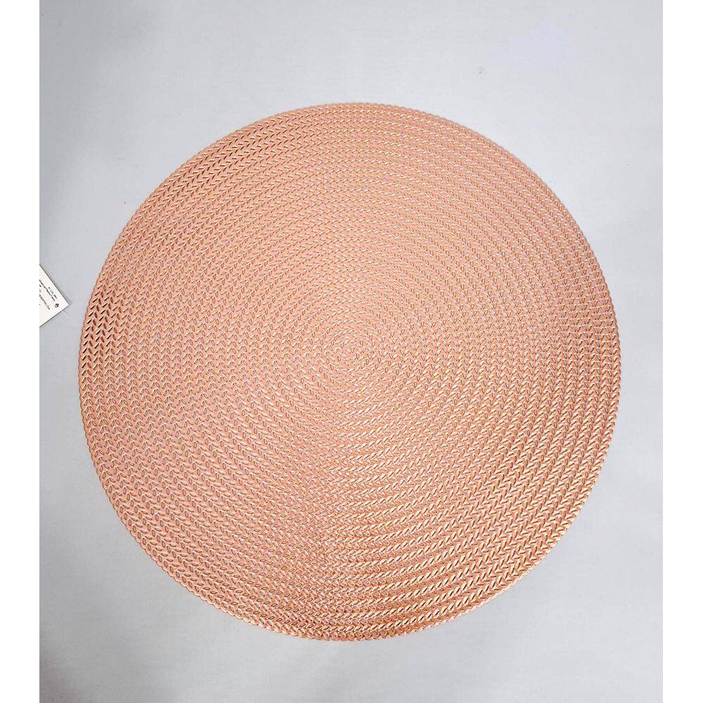 Lugar Americano Rose Metalizado Fresno 2 Peças 38 cm - Lyor