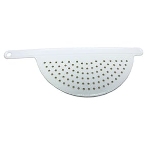 Escorredor Meia Lua Para Massas E Legumes Decor-Útil Branco