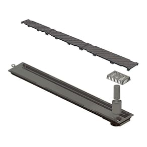 Ralo Linear Novii Sifonado 6087 75cm Saída na Extremidade com Tampa Oculta