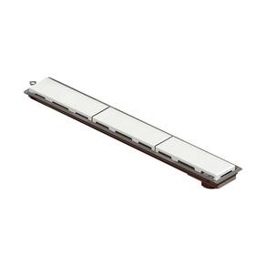 Ralo Linear Novii Sifonado 4237 75cm Saída na Extremidade com Tampa Branca