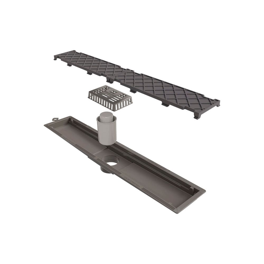 Ralo Linear Novii Sifonado 8887 50cm Saída Central com Tampa Oculta