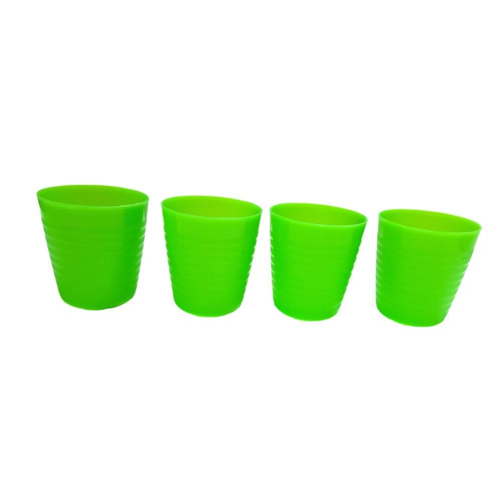 Kit 4 Copos Verde