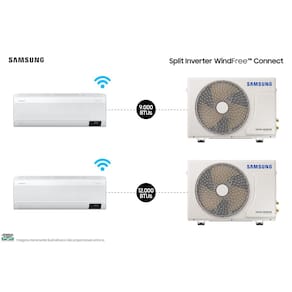 Combo - Ar condicionado Split Inverter Samsung WindFree™ Connect Sem Vento 9.000 & 12.000 BTUs - Pro Energy