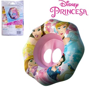 Bote Inflável Circular com Fralda Princesas - Etitoys