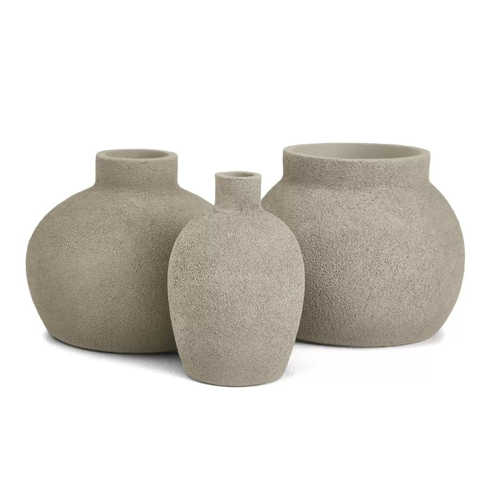 Trio Mini Vasos Em Polirresina