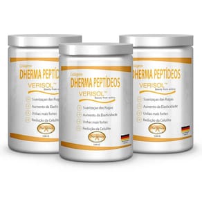 Colágeno Hidrolisado Verisol Puro - Kit c/ 3 Potes 100g