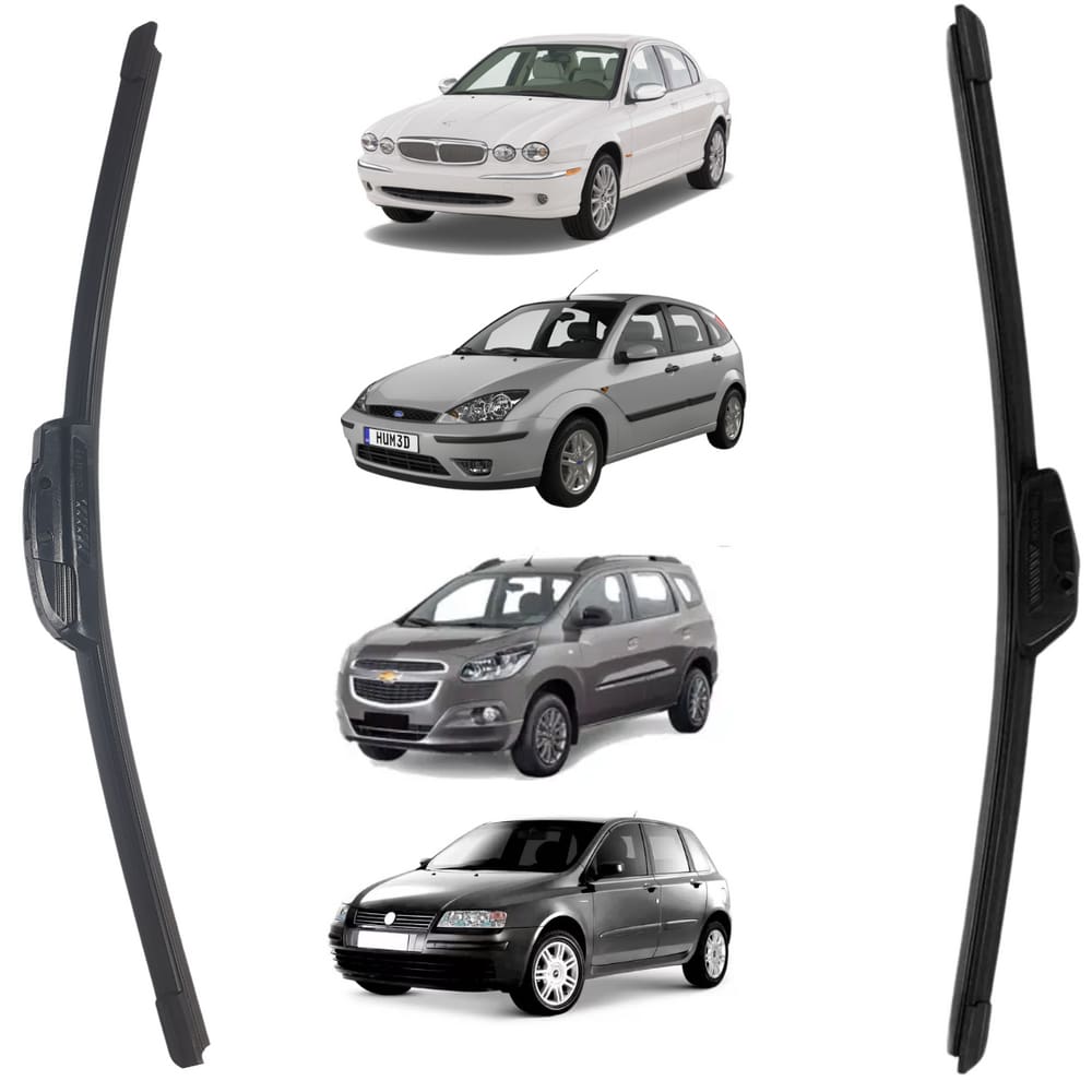 Palheta Bosch Aerofit Esquerda + Direita Chevrolet Spin 2012 A 2024