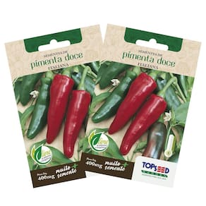 2X Sementes de Pimenta Doce Italiana TOPSEED