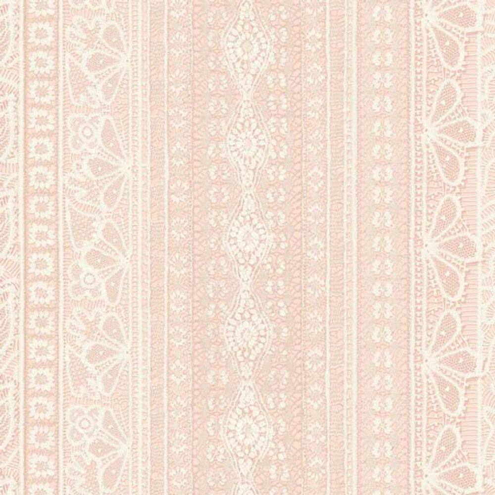 Papel de Parede Martha Medeiros Aspecto Têxtil Rosa AI5035