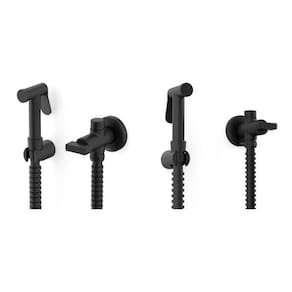 Kit com 2 Ducha Higiênica com Derivação Flow Matte Preto Matte