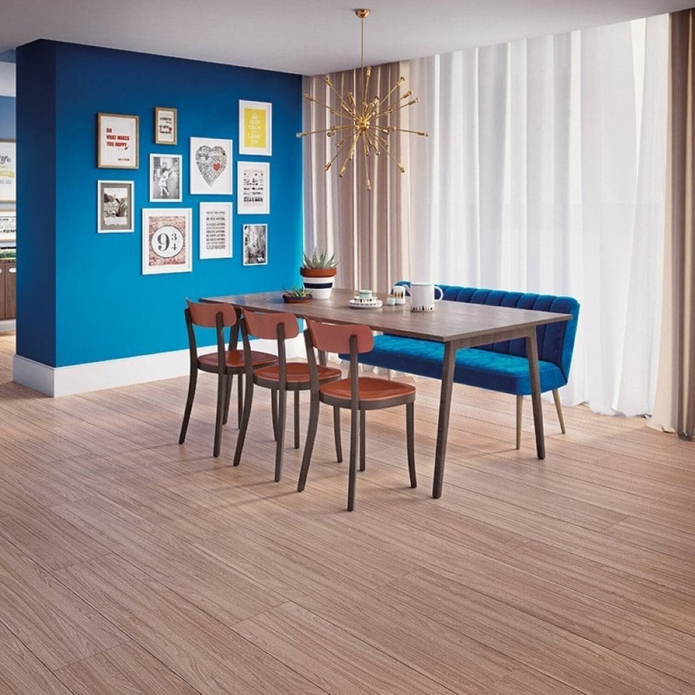 Piso Laminado 21,7cm X 7mm X 1,35m Prime Click Eucafloor - caixa com 2,36m2 - Andorra New