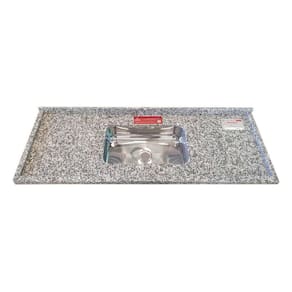 Pia de Cozinha Granito 160 Cm Corumba Plus Cuba Simples Cinza Corumba