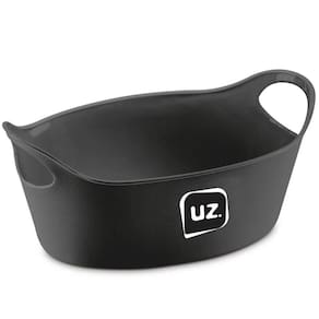 Kit 48 Cestos para Servir Batata Frita Porções Preto 21x9cm