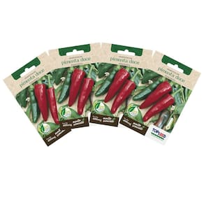 4X Sementes de Pimenta Doce Italiana TOPSEED