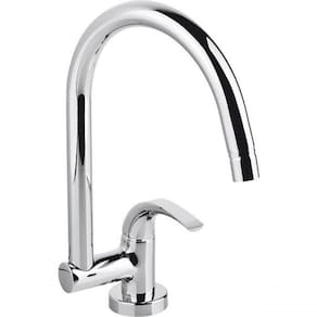 Torneira Pratika Plus De Cozinha Banca Cromado Dn15 1-2 1167-prp-cr Fabrimar