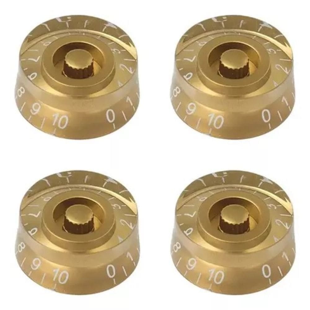 Knob Dourado Les Paul - 4 Unidades
