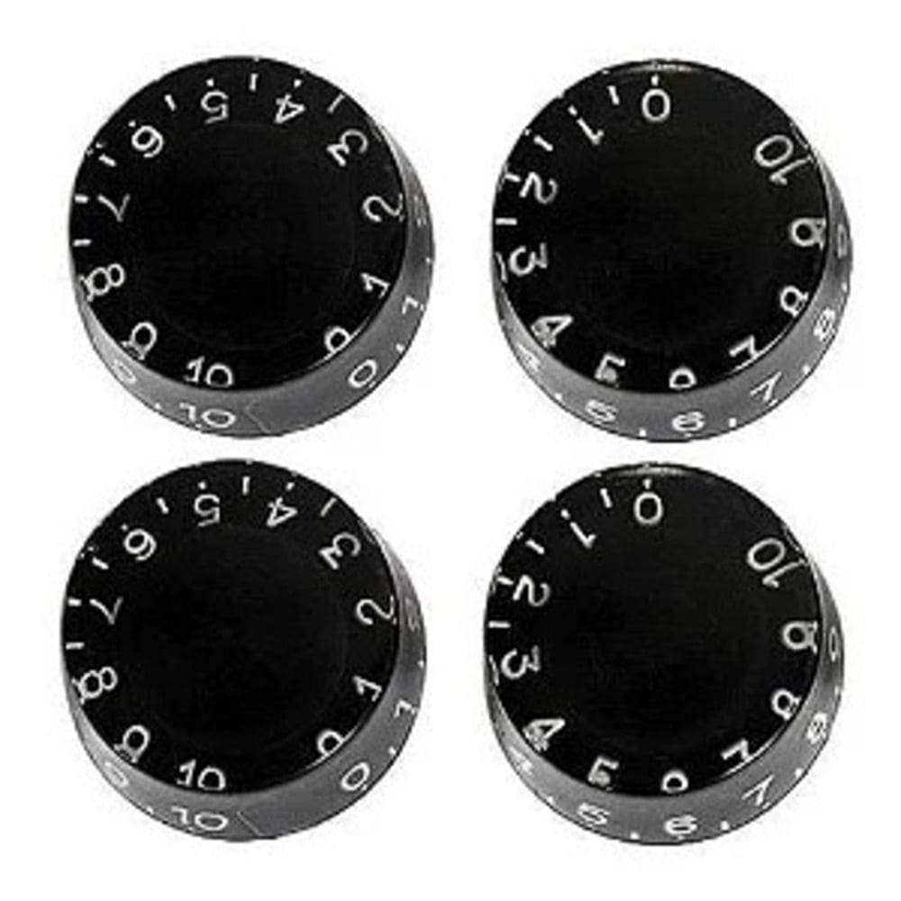 Knob Preto Les Paul - 4 Unidades