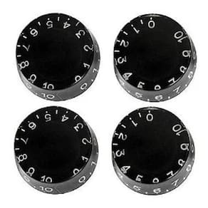 Knob Preto Les Paul - 4 Unidades