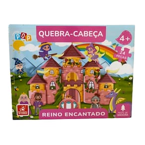 Quebra-Cabeças 24 Pecas Reino Encantado - A Casa