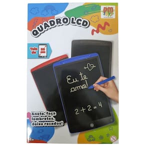 Quadro LCD Para Desenho Infantil Tela Rosa 28Cm Dm Toys