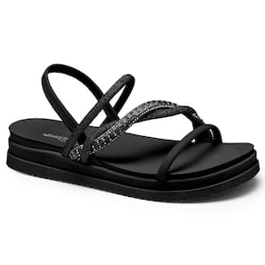Sandália Flatform Mississipi MB302 Feminina - Preta