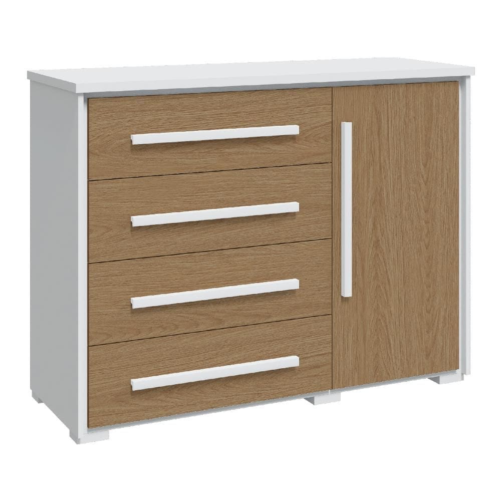 Cômoda Grande com Sapateira e 4 Gavetas Angra Rimo