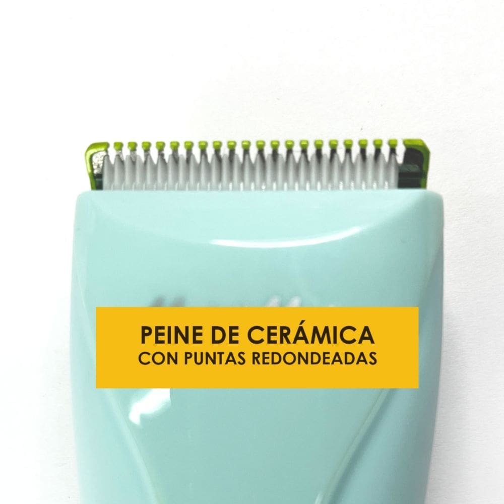 Máquina de barbear sem fio para crianças