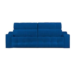 Sofá Top Lubeck Retrátil Reclinável 290 Azul - Ws Estofados