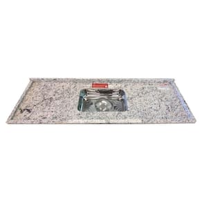 Pia de Cozinha Granito 140 Cm Arabesco Plus Cuba Simples Bege Arabesco