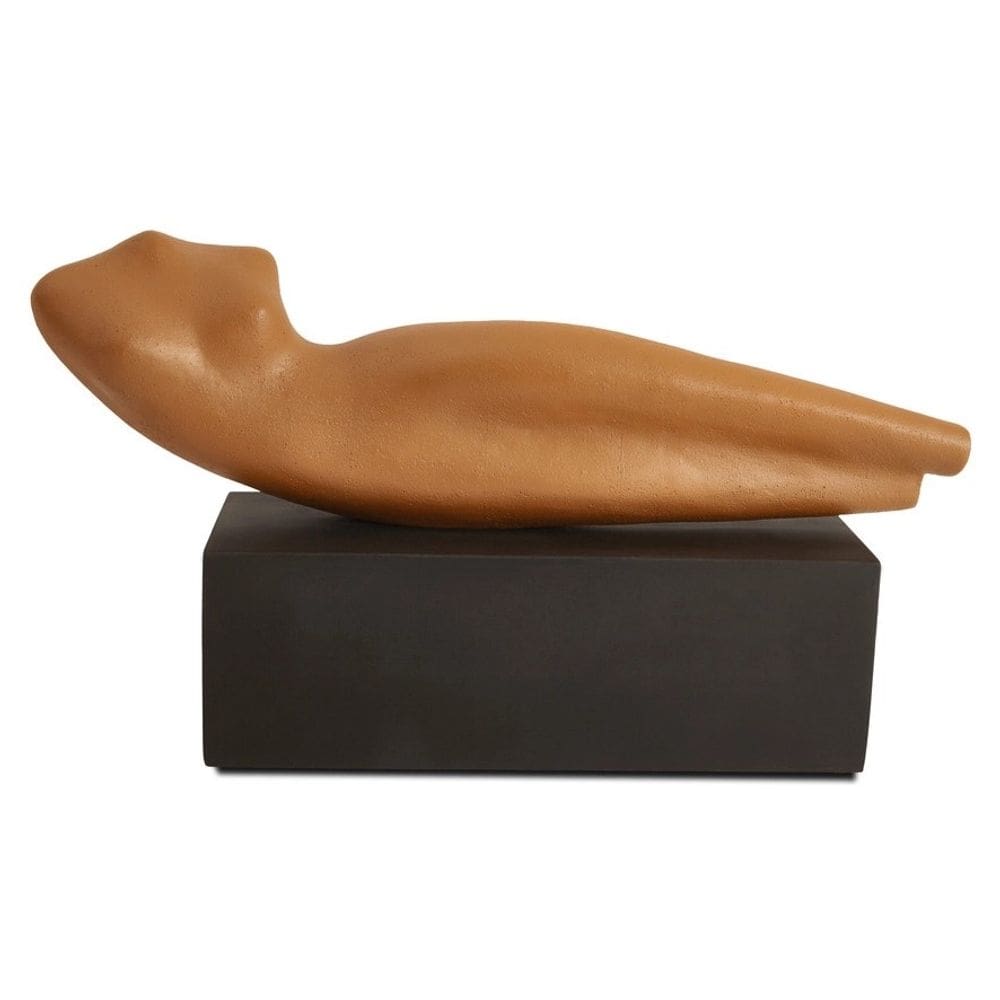 Escultura Silhueta Feminina Em Poliressina 34Cm