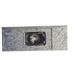 Pia de Cozinha Granito 150 Cm Arabesco Master Cuba Simples Bege Arabesco