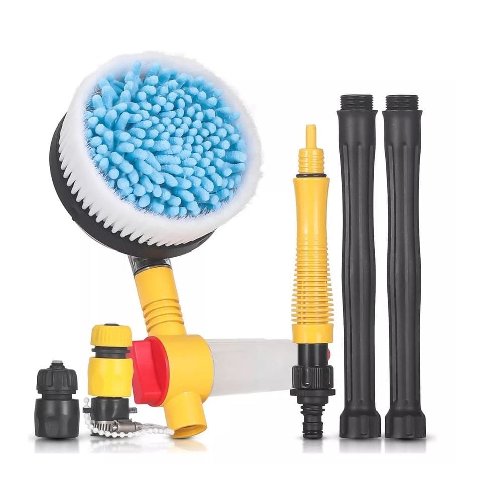 Escova De Lavagem Rotativa De Microfibra Mop Para Veículo Piso Janela