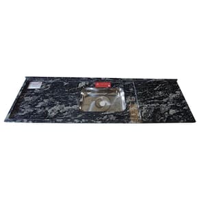 Pia de Cozinha Granito 160 Cm Indiano Master Cuba Simples Preto Indiano