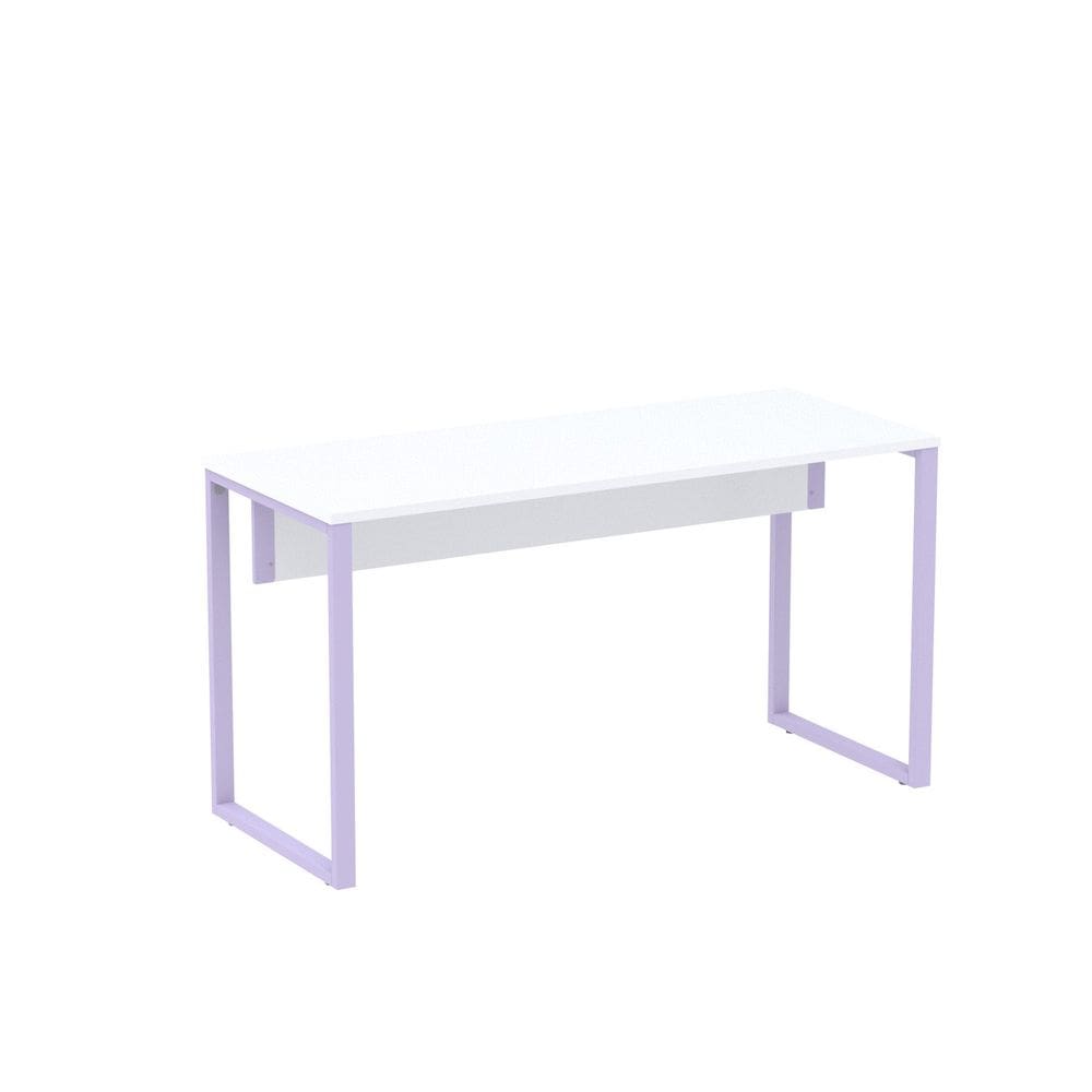 Mesa Madeira 1500x600mm M150/60p25tub Branco/Lilás