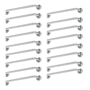 Alça De Apoio Inox Barra 80cm17 Unidades Segurança Idoso Cadeirante Banheiro Quarto Acessibilidade